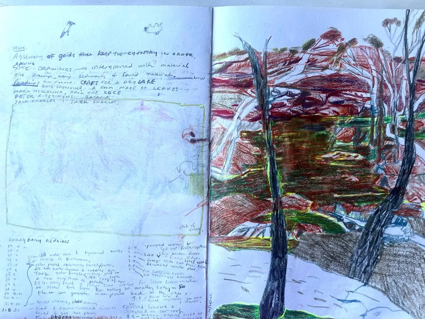 Drawings, work on paper