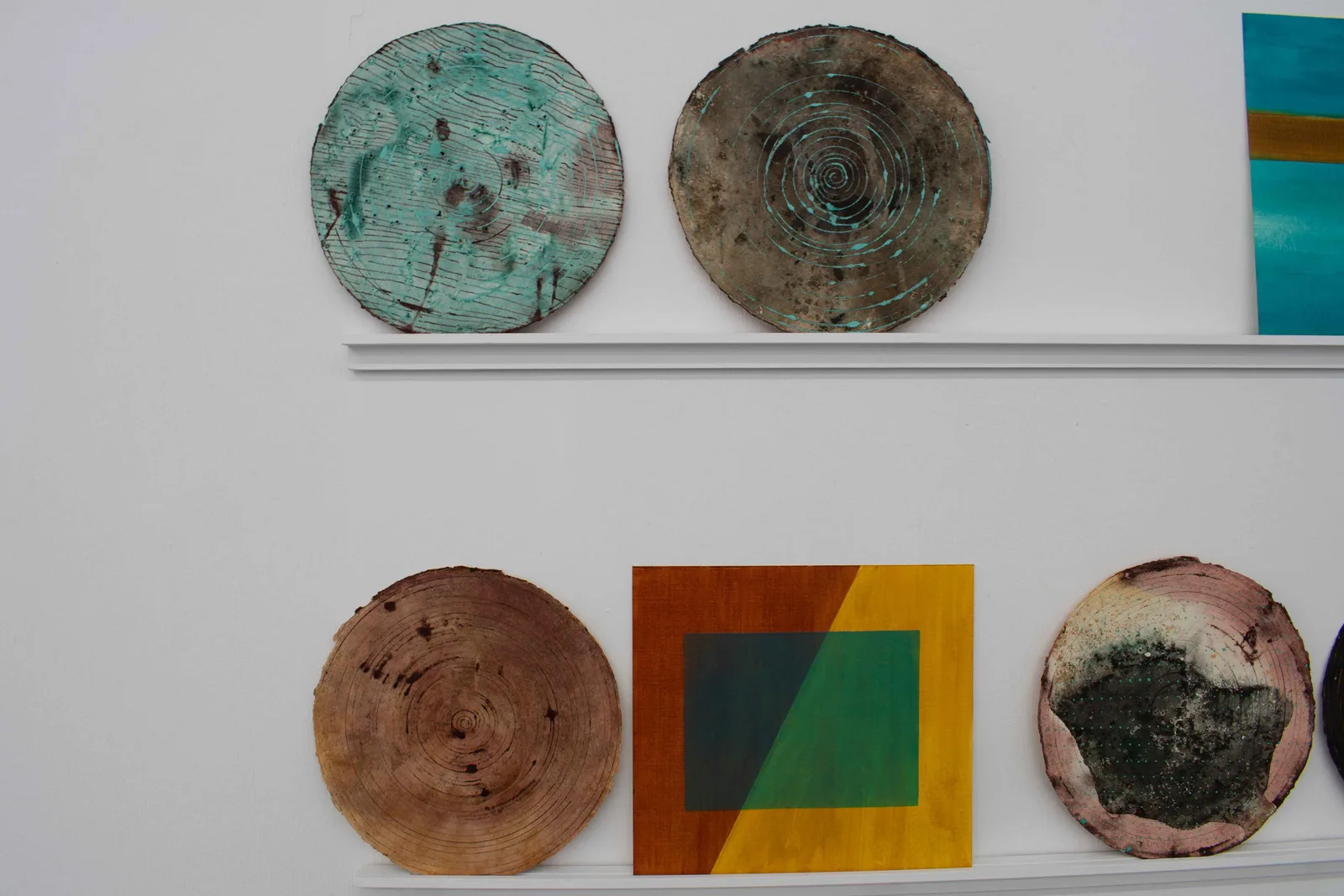 Spiral Boundary Series with Tarn McLean work (rectangular work) 300mm diameter